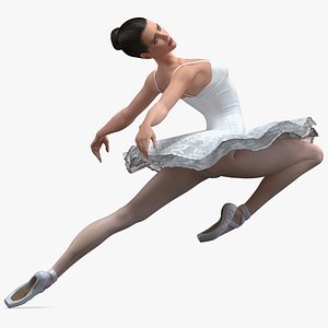 3D ballet dancer ballerina dance