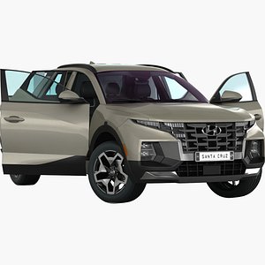Hyundai Santa Cruz 2022 Opening doors and trunk