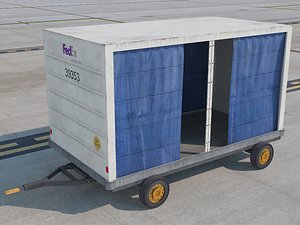 Airport Luggage Trolley