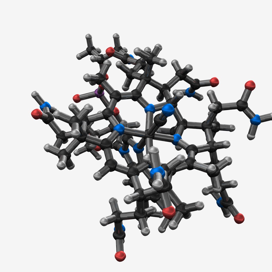 3d model of vitamin b12