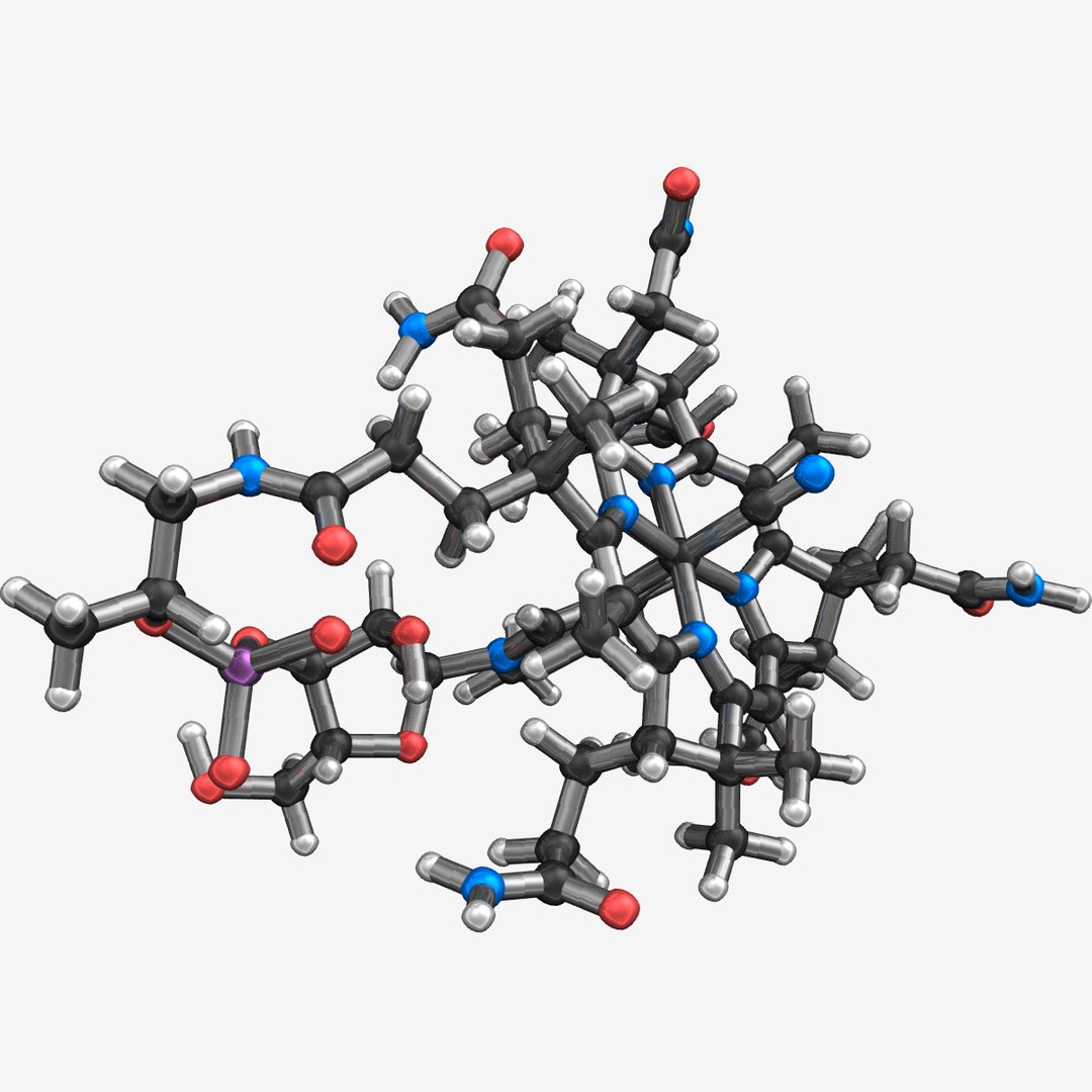 3d model of vitamin b12