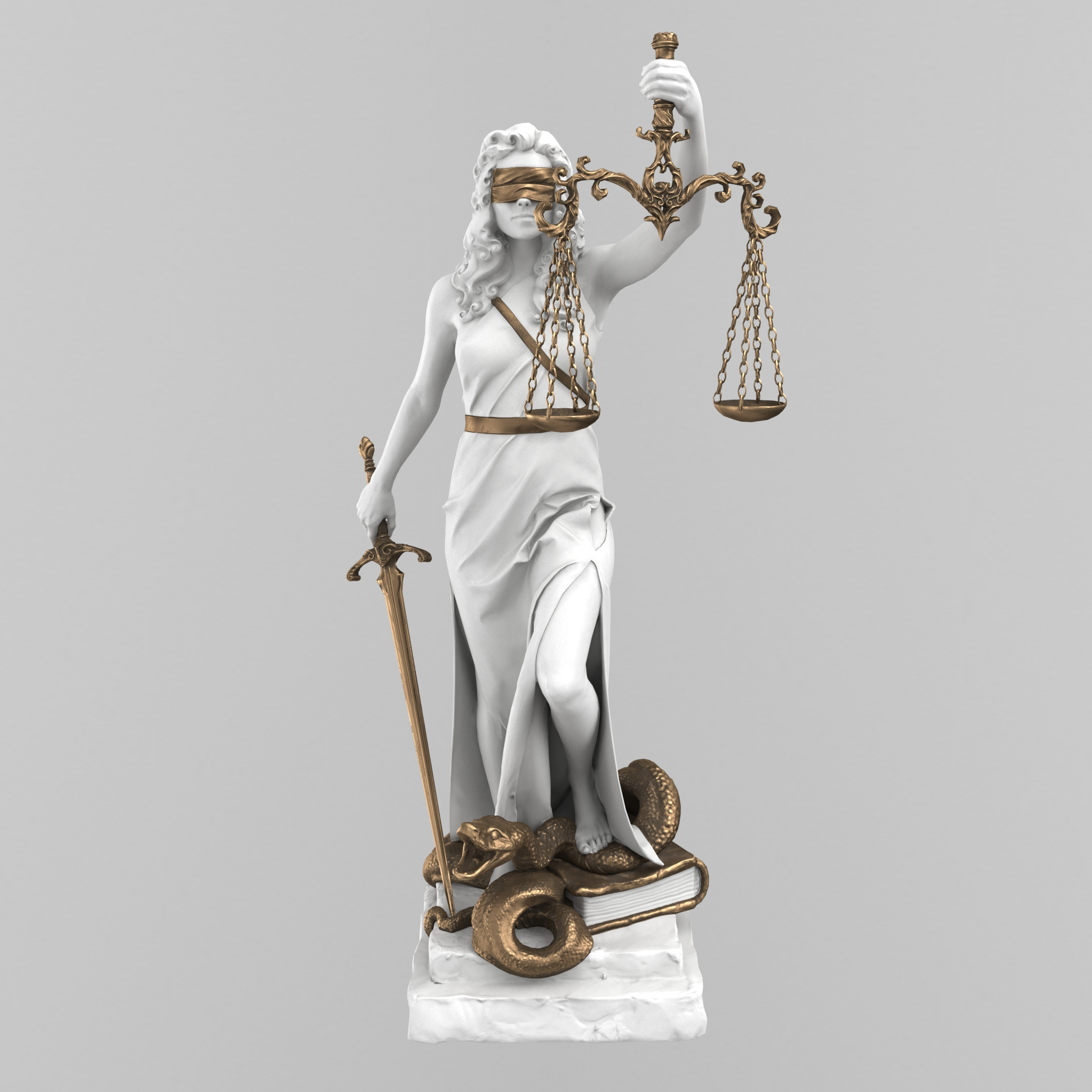 3D model Lady Justice 3D Model TurboSquid 1856266