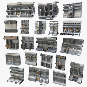 Industrial Walls Collection 1 - 20 pieces