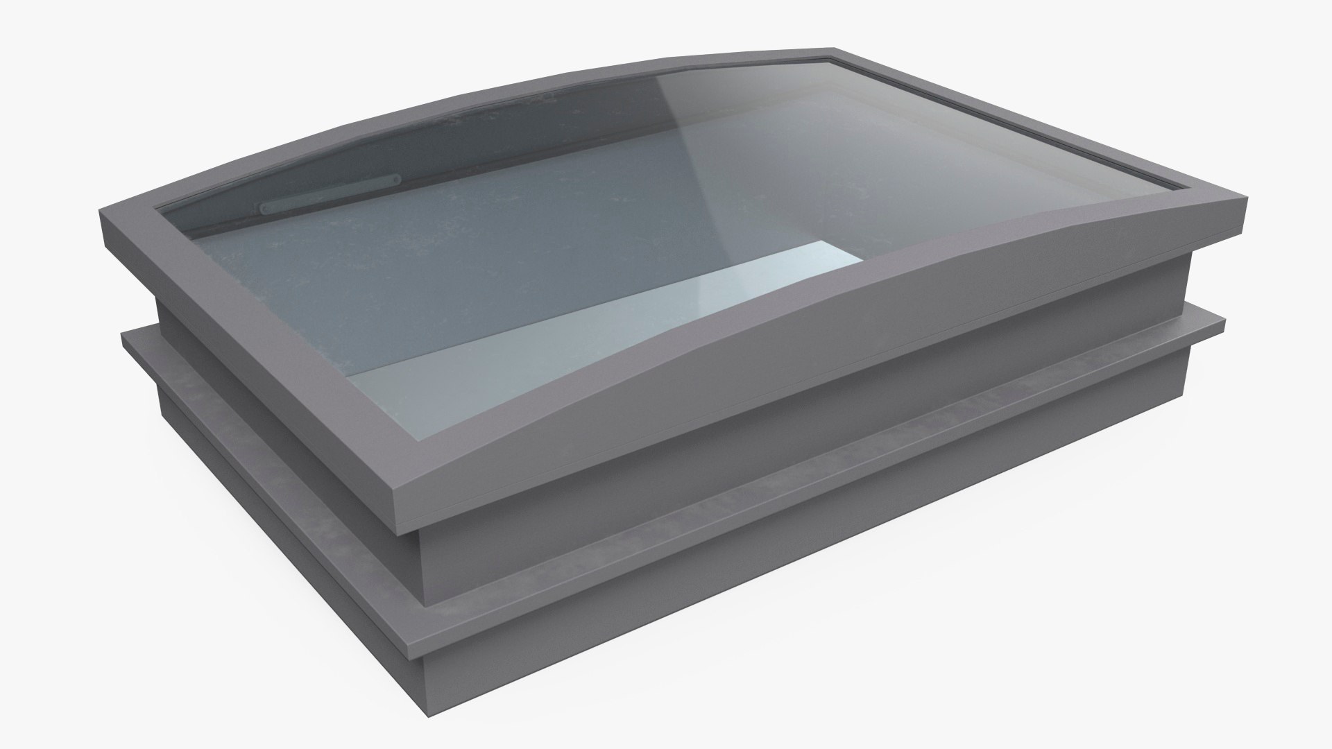 Flat Rooftop Skylight 3D model preview
