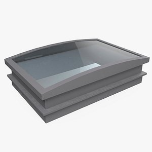 Flat Rooftop Skylight 3D model