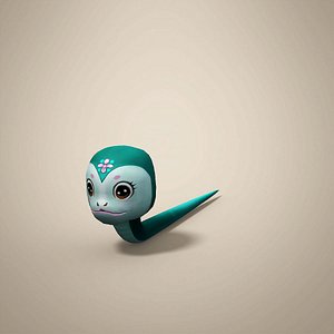 Cartoon snake model