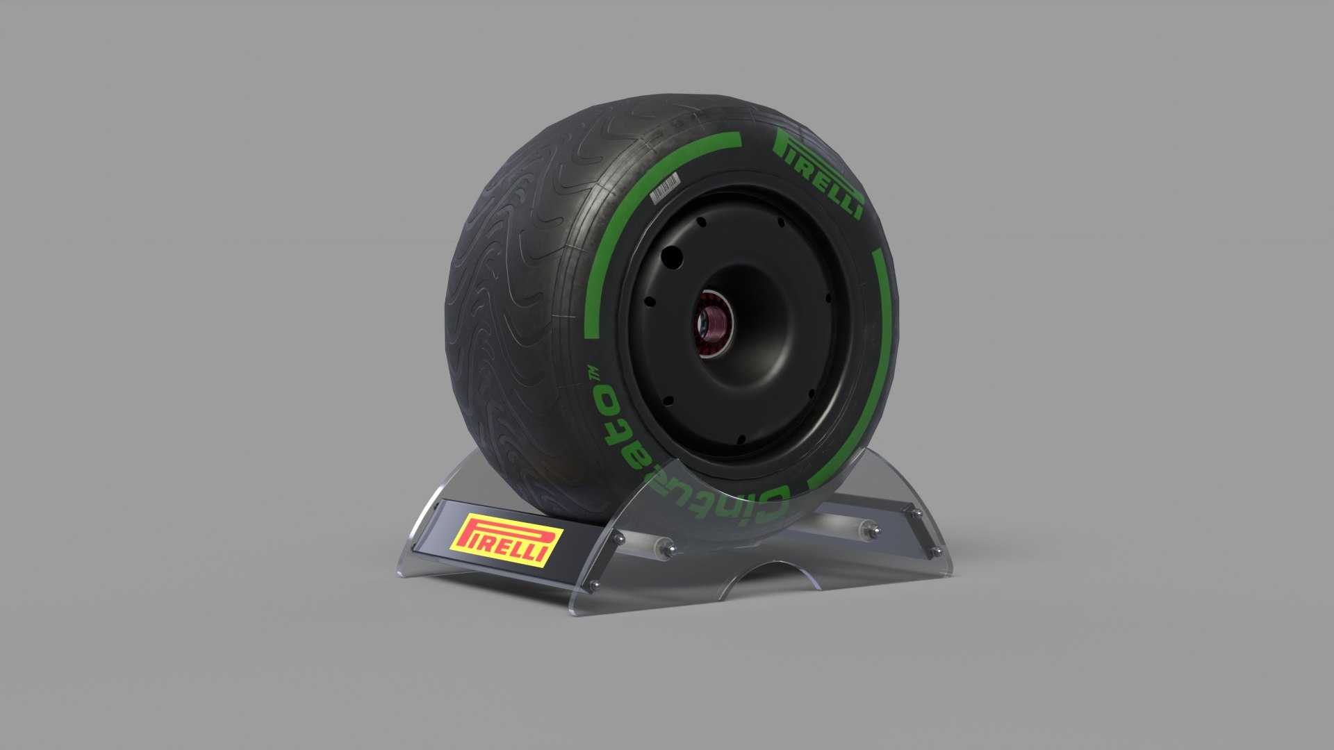 F1 2024 Intermediate Tyre Model - TurboSquid 2291048