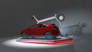 3D exhibition car
