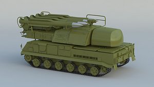 3D buk missile systems model
