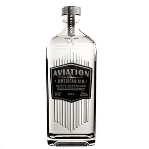 3D Aviation Gin Alcohol Bottle model