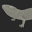 3d model blue tongued skink pose