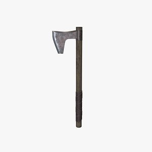 Medieval Axe 01 3D model