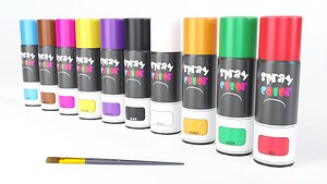 Paint Spray Bottle Colors