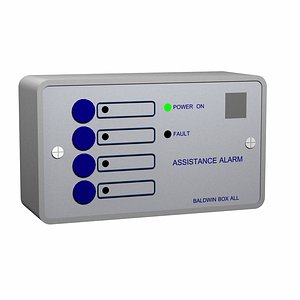 disabled toilet alarm 3D