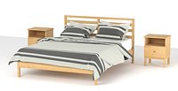 Queen bed 209 x160 Ikea tarva