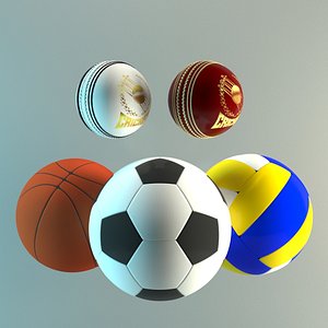 3d Sports Ball Collection