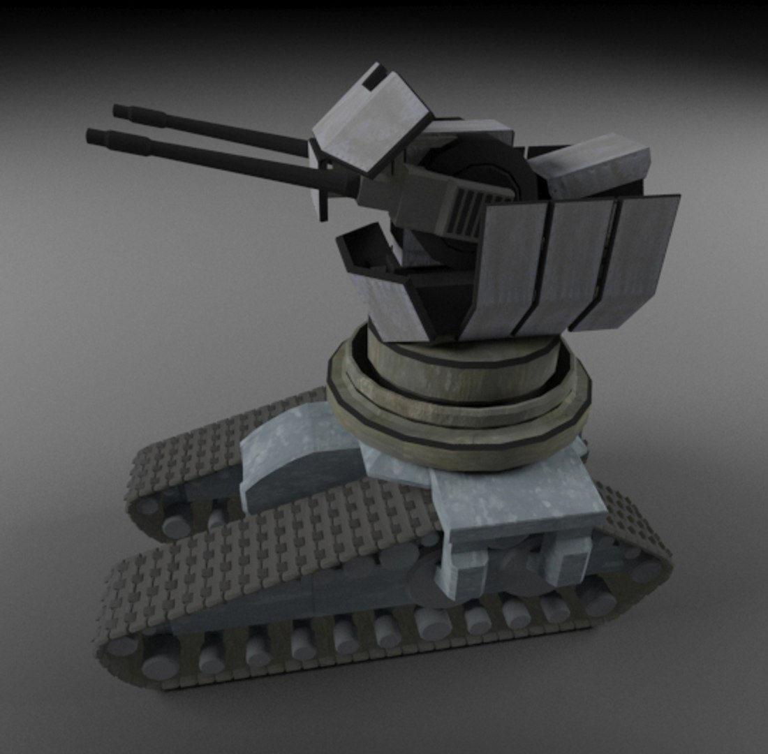 Autonomous Drone Tanks 3d 3ds