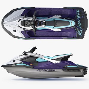3D Yamaha JetBlaster LTD 3-UP WaveRunner