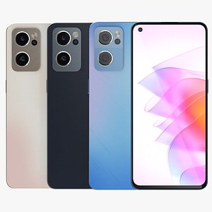 3D OPPO Reno 7 All Colors