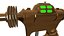 Low Poly Futuristic Raygun