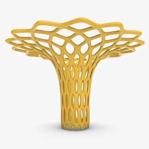 Floral Diamond Column model