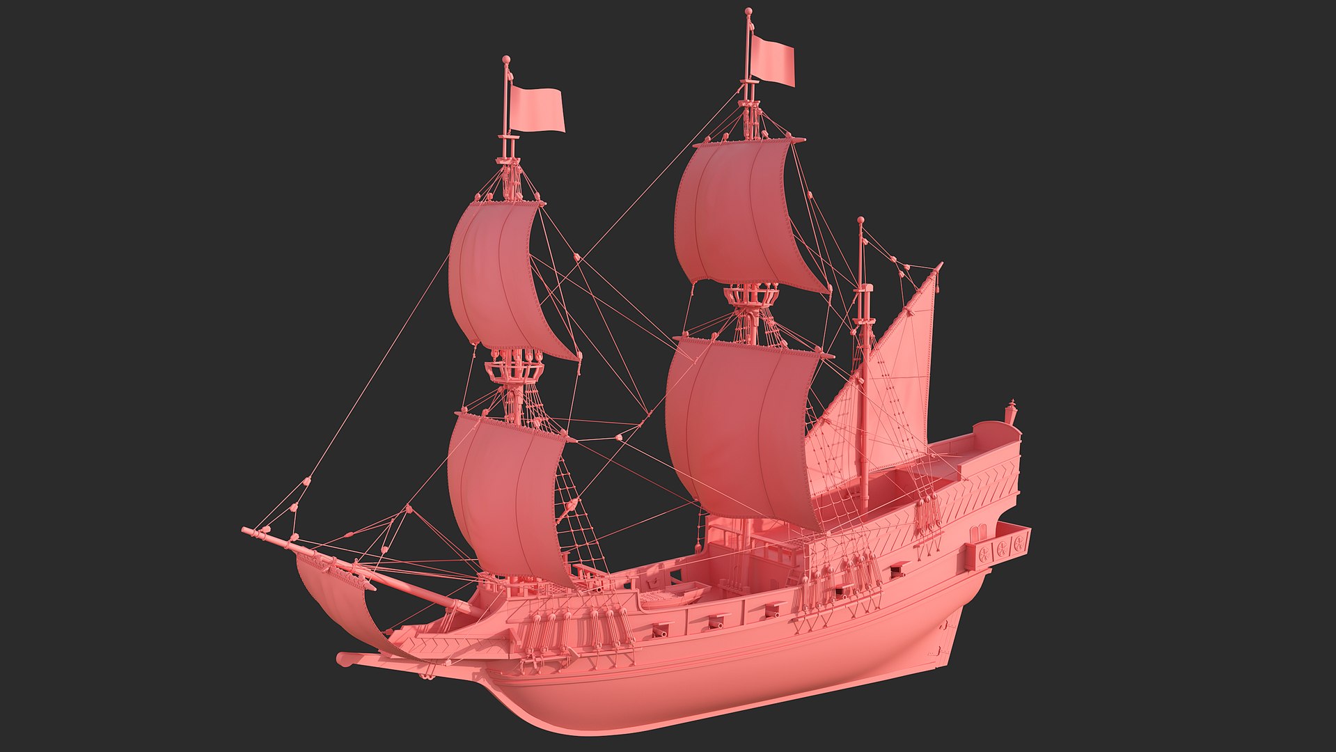 3D Buccaneer Ship Model - TurboSquid 2211184