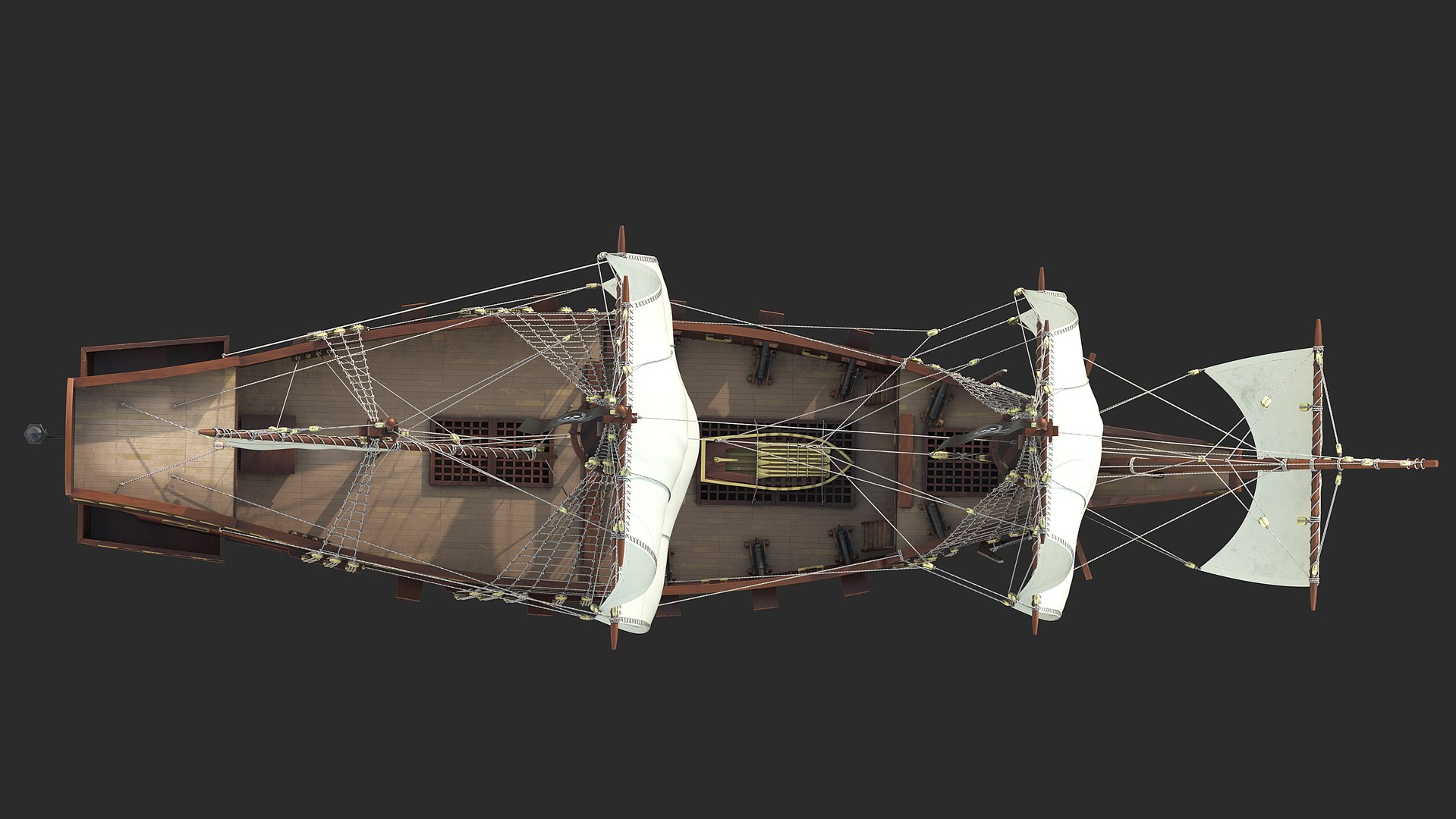 3D Buccaneer Ship Model - TurboSquid 2211184
