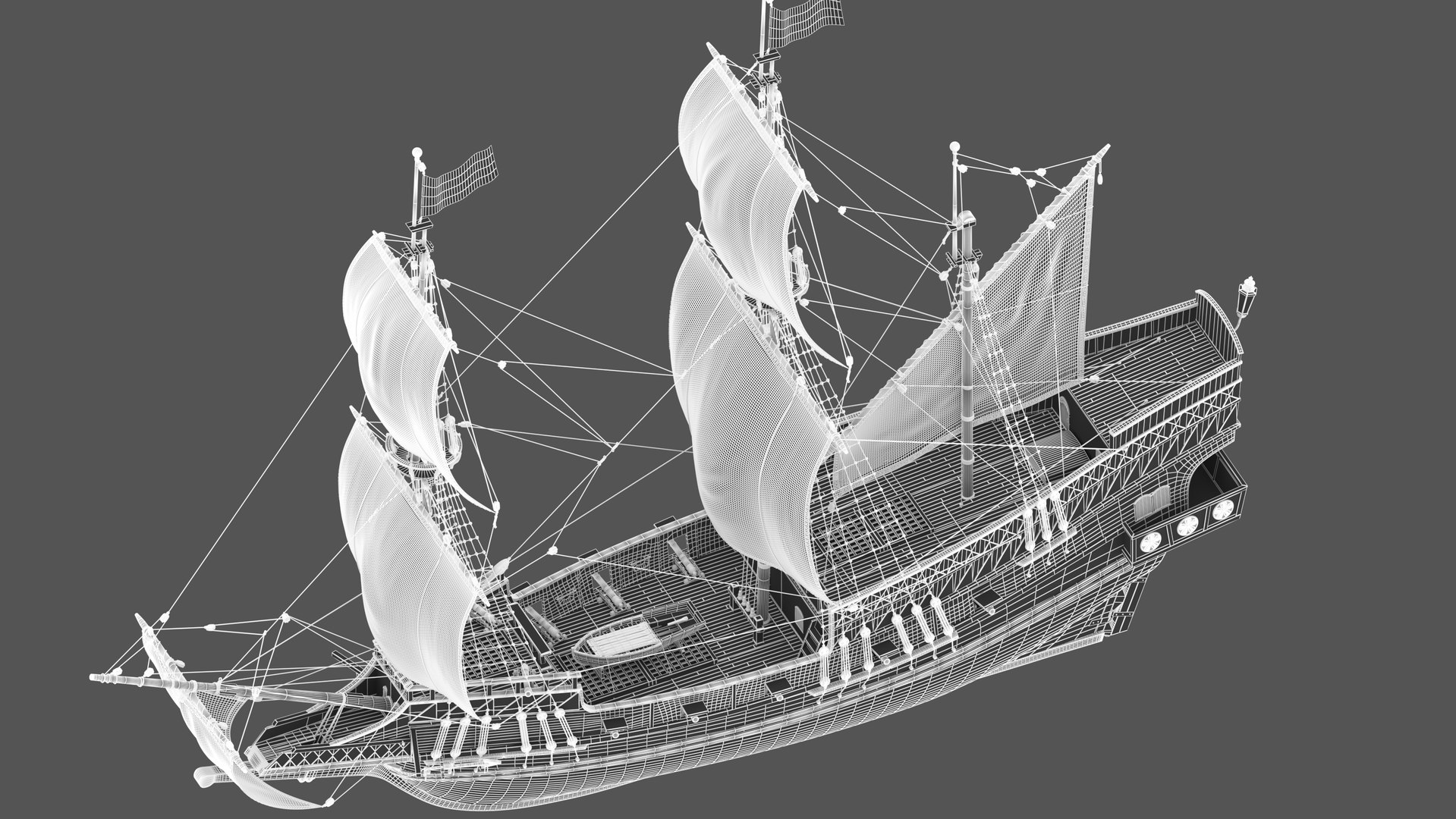 3D Buccaneer Ship Model - TurboSquid 2211184