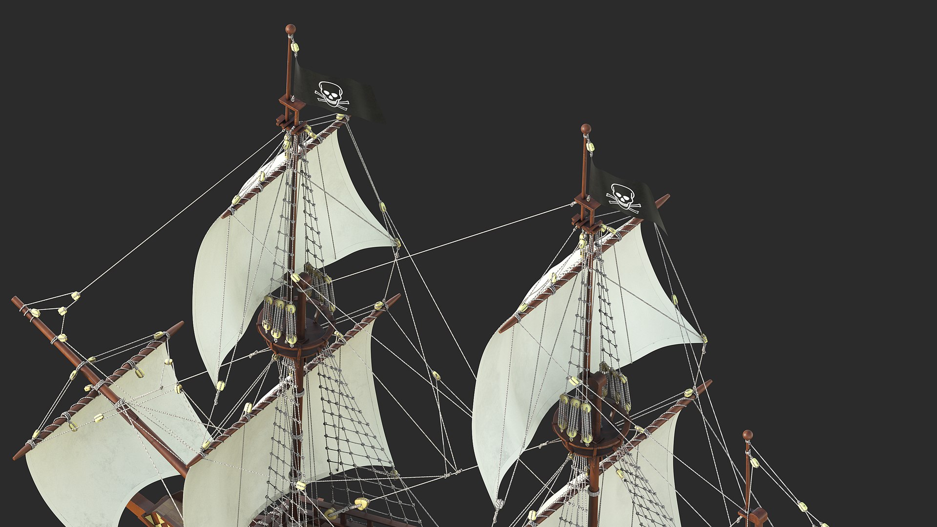 3D Buccaneer Ship Model - TurboSquid 2211184