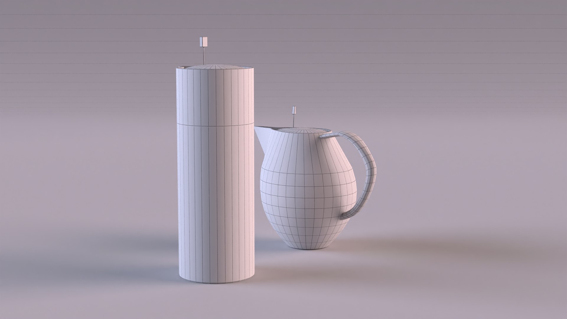 3D Kettles Pair Copper - TurboSquid 2233483