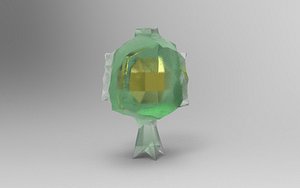 3D Plant with glow seed