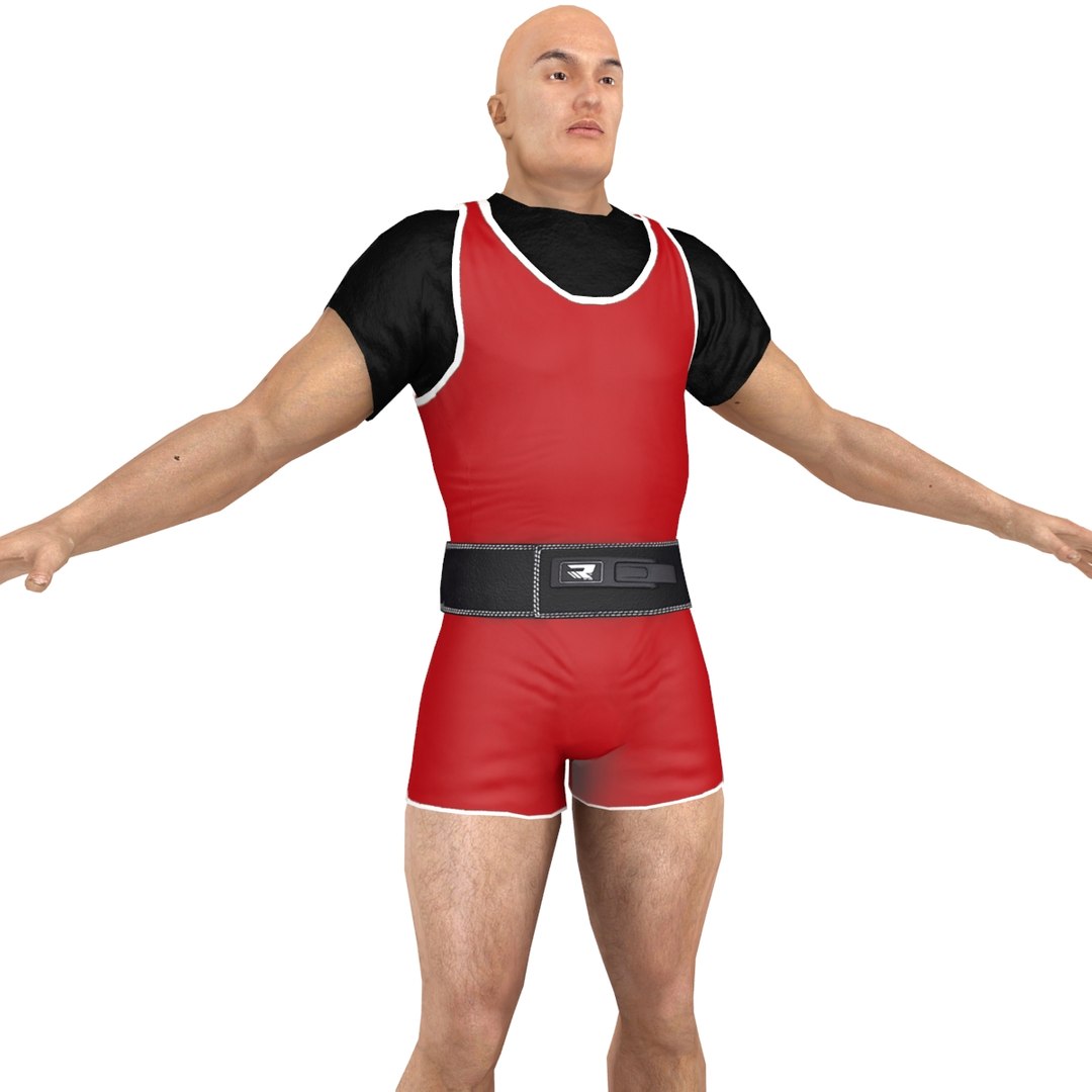3D weightlifter games model - TurboSquid 1297468