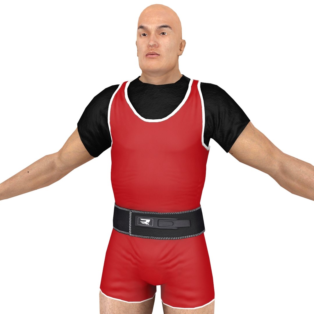 3D weightlifter games model - TurboSquid 1297468