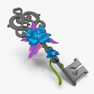 flower key 3D model