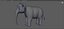 Elefante dei cartoni animati - MAYA Rigged e Blender Rigged