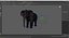 Elefante dei cartoni animati - MAYA Rigged e Blender Rigged