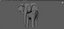Elefante dei cartoni animati - MAYA Rigged e Blender Rigged