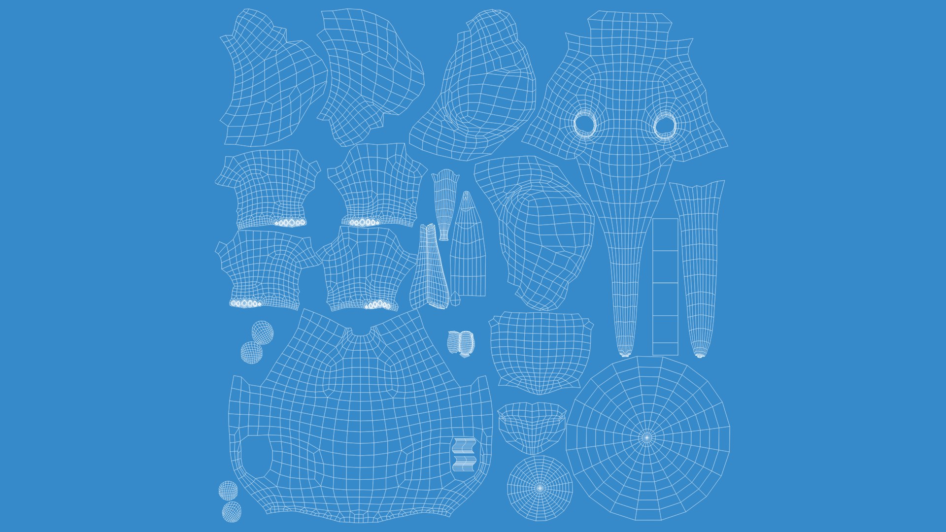 Cartoon Elephant - MAYA Rigged and Blender Rigged model https://p.turbosquid.com/ts-thumb/Rl/Y5LZwJ/rx/elephantuvmappingoverlap/png/1755864330/1920x1080/fit_q87/e51e32101a6f78fe057f8688ea3f32da96c954de/elephantuvmappingoverlap.jpg