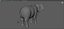 Elefante dei cartoni animati - MAYA Rigged e Blender Rigged