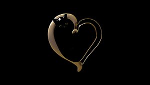 Phoenix Black Cat Pendant