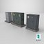 Industrial Electrical Utility Cabinet Set - Heavily Weathered and Gritty PBR Models