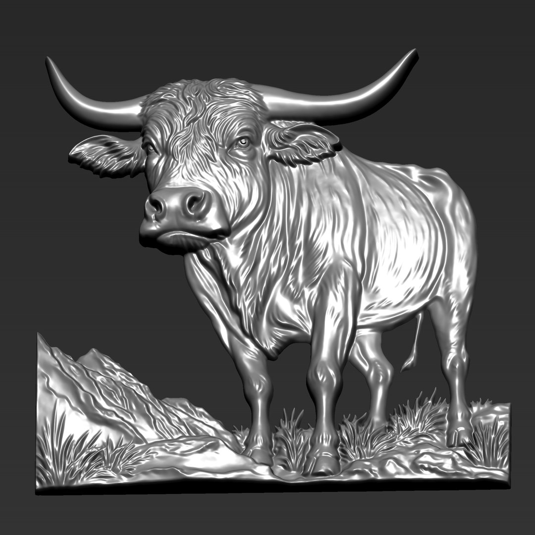 3D Bull Model - TurboSquid 2440188