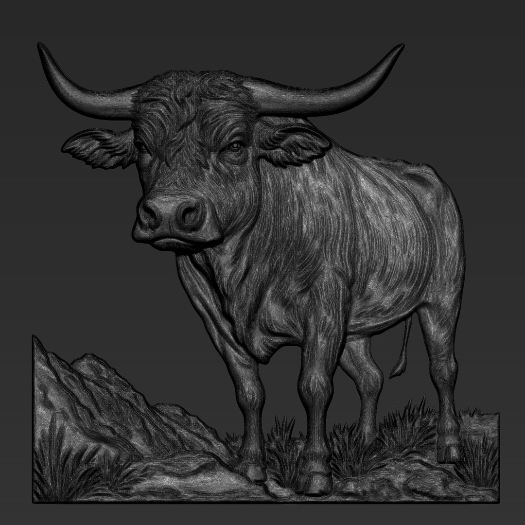 3D Bull Model - TurboSquid 2440188
