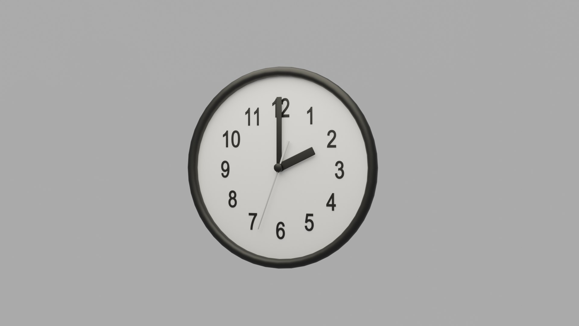 3D Simple Clock - TurboSquid 2207119