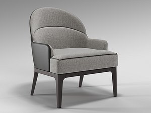 3D tirolo aston lounge chair model