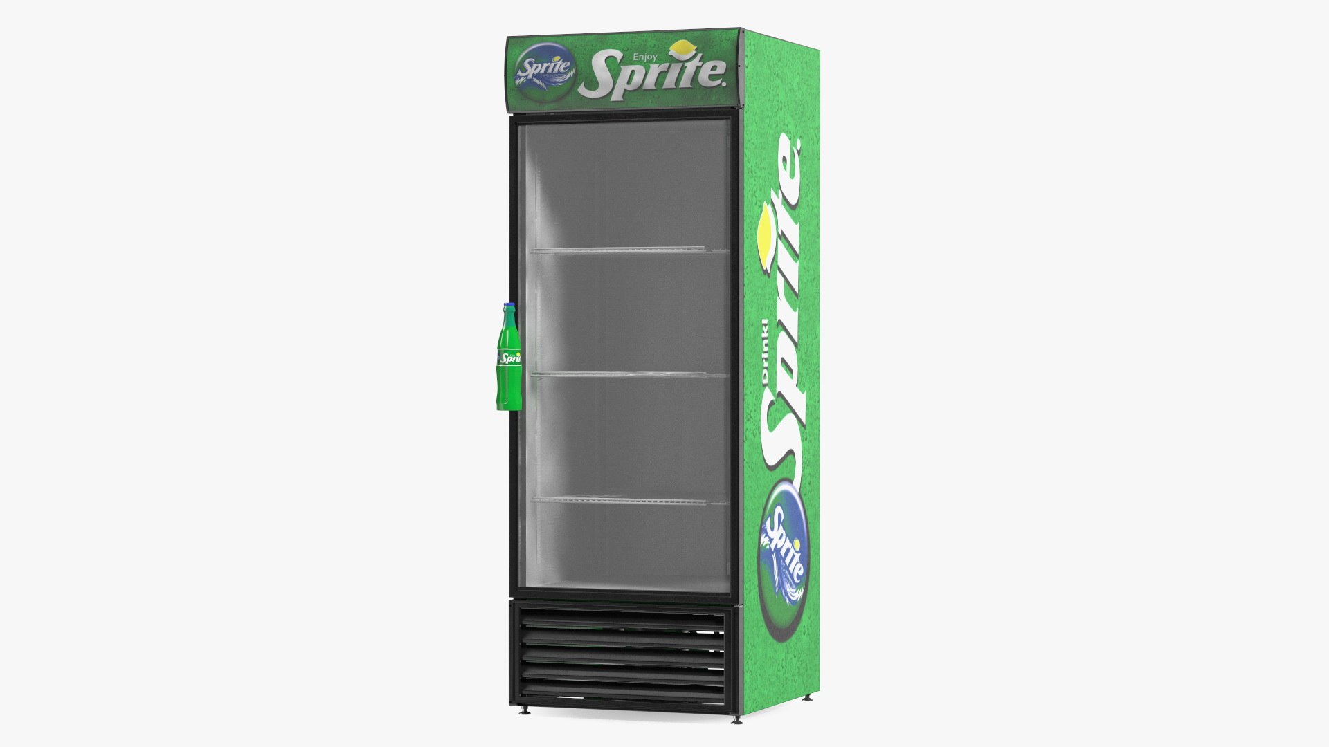 Sprite Fridge 3D model preview