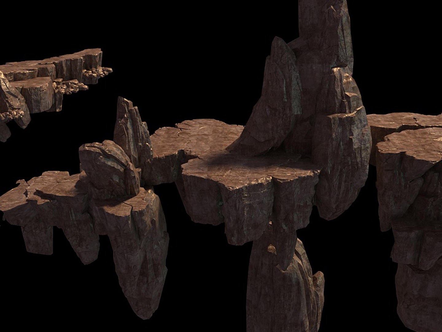 3D Landscape Nature Rock - TurboSquid 1666341