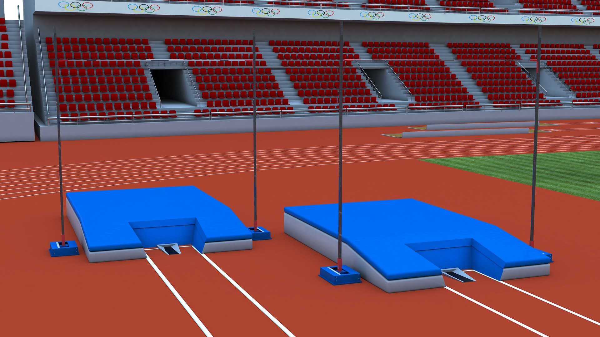 3D model athletics stadium olympic TurboSquid 1599787