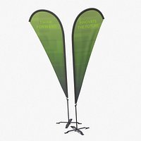 Feather Flag - Customizable Teardrop Banner