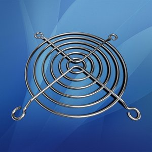 3d model chrome fan guard computer
